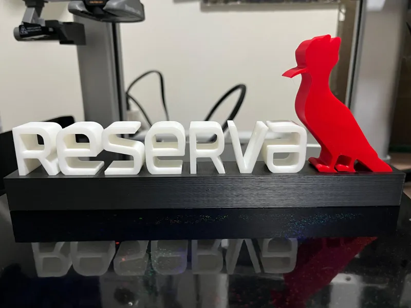 Reserva - Placa de mesa multpart