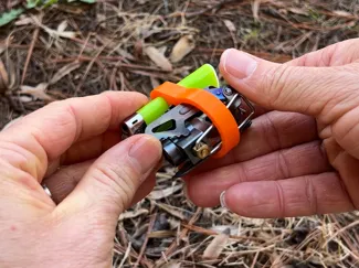 BRS3000T Backpacking Stove & BIC Lighter Holder