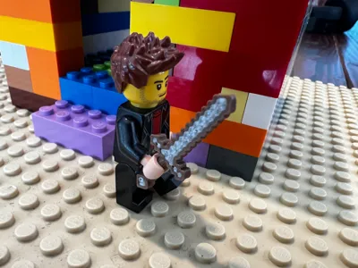Minecraft sword for legos