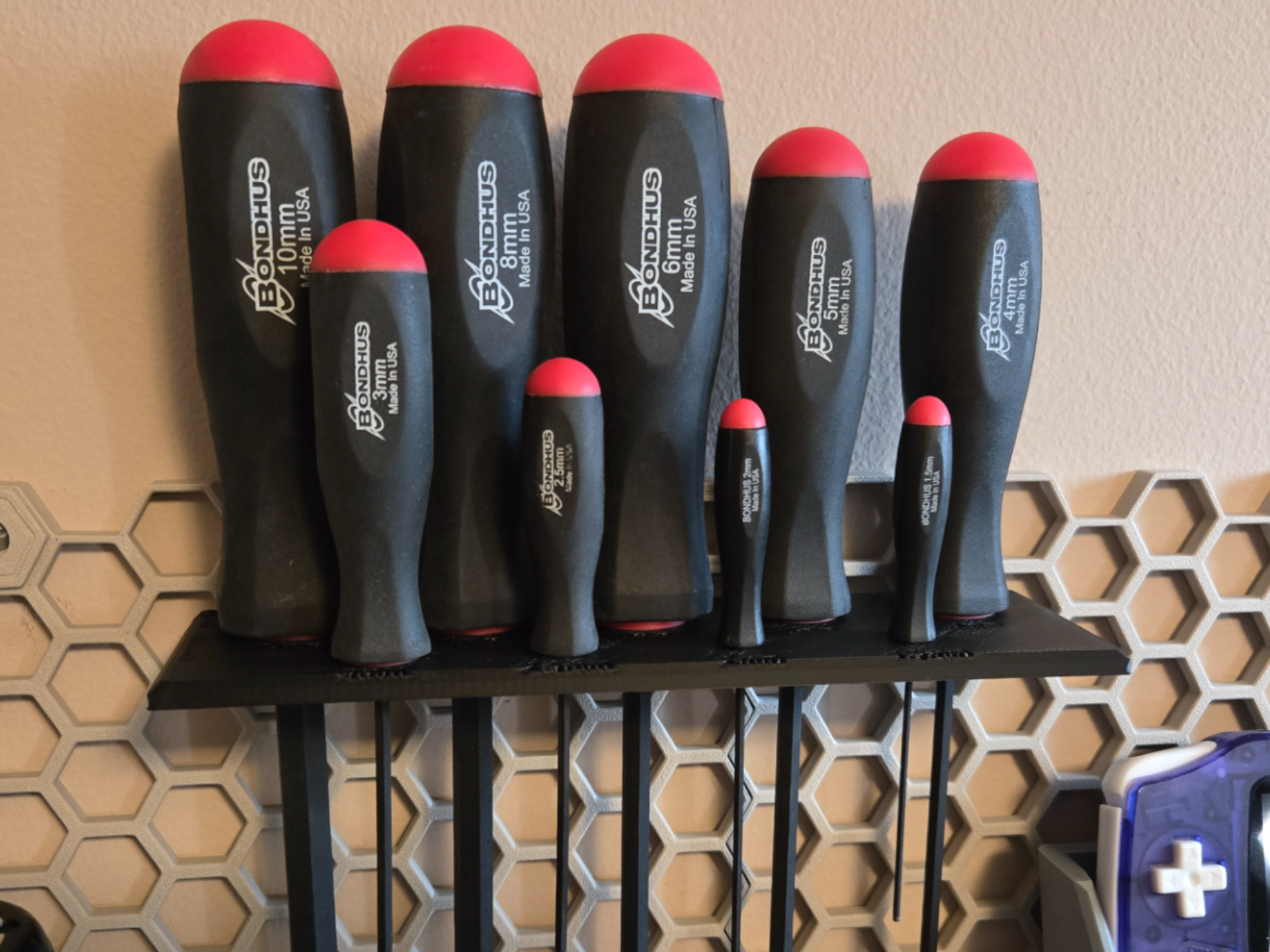 HSW Bondhus 9 Piece Balldriver Screwdriver Holder