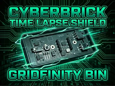 Gridfinity Bin for CyberBrick Timelapse Shield