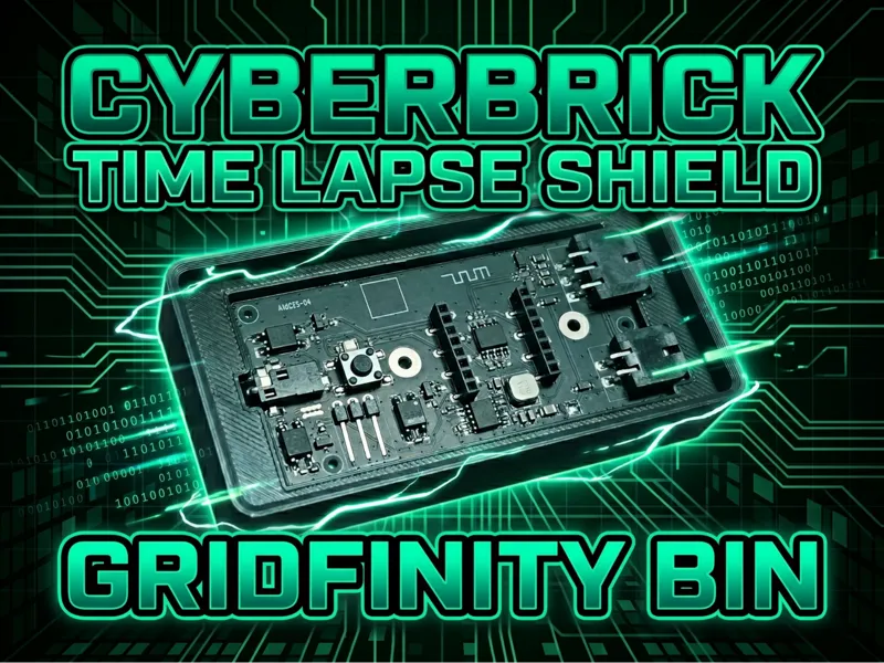 Gridfinity Bin for CyberBrick Timelapse Shield
