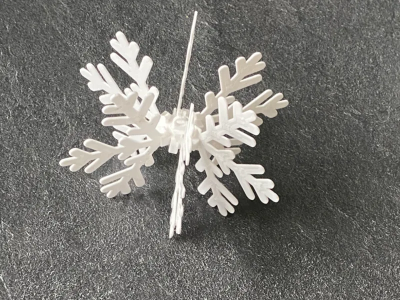 Baumanhänger- Schneeflocke - Fensterdeko