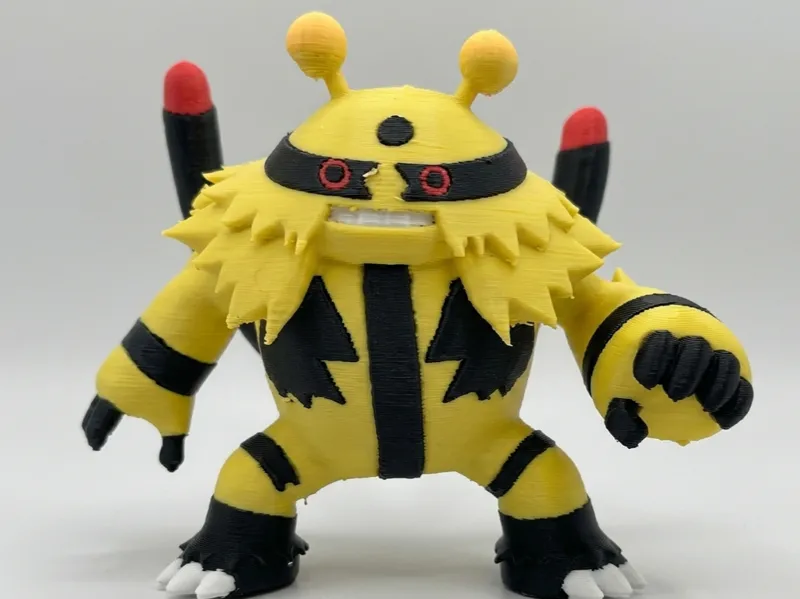 Figura de Electivire multicolor (Pokémon)