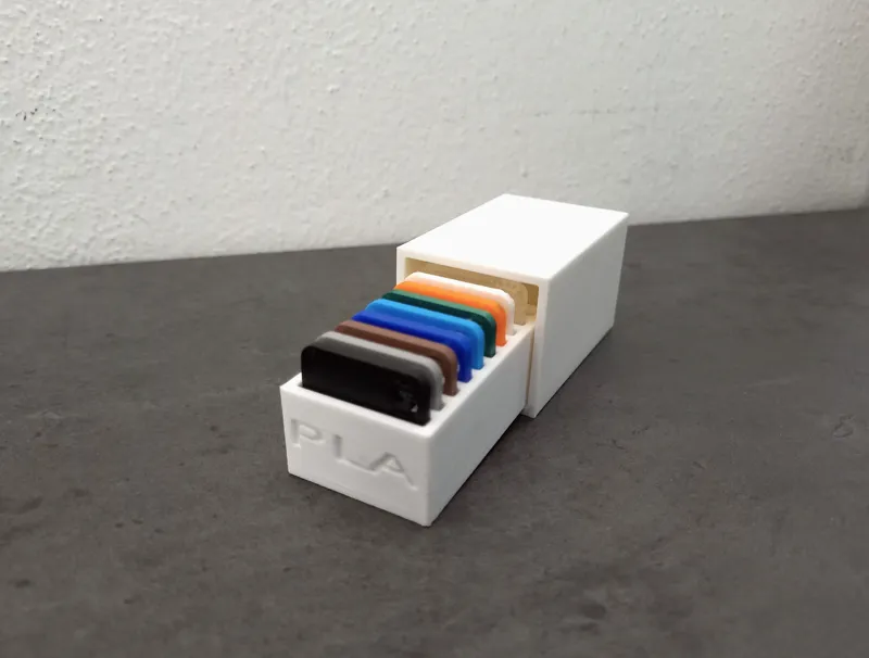 Bambu Filament Swatch Display