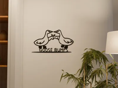 Goose Bumps Wall Art