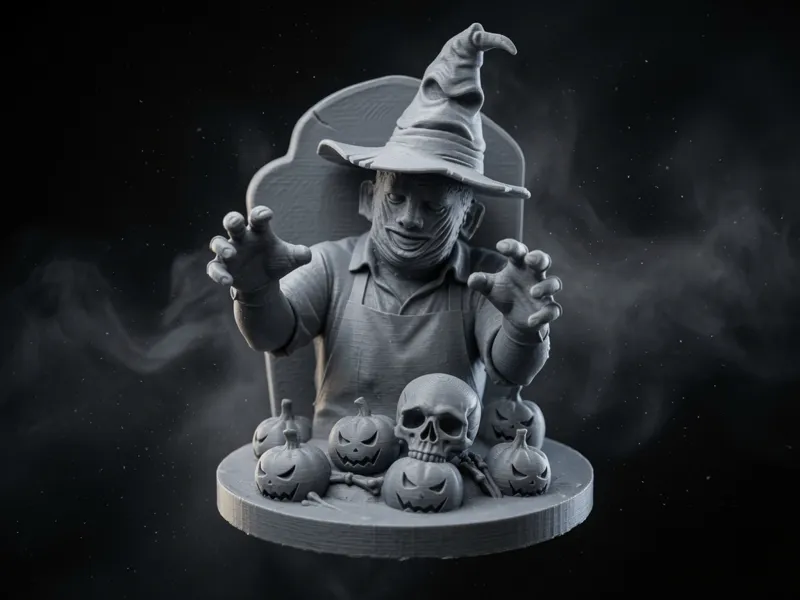 Leatherface Halloween Statue