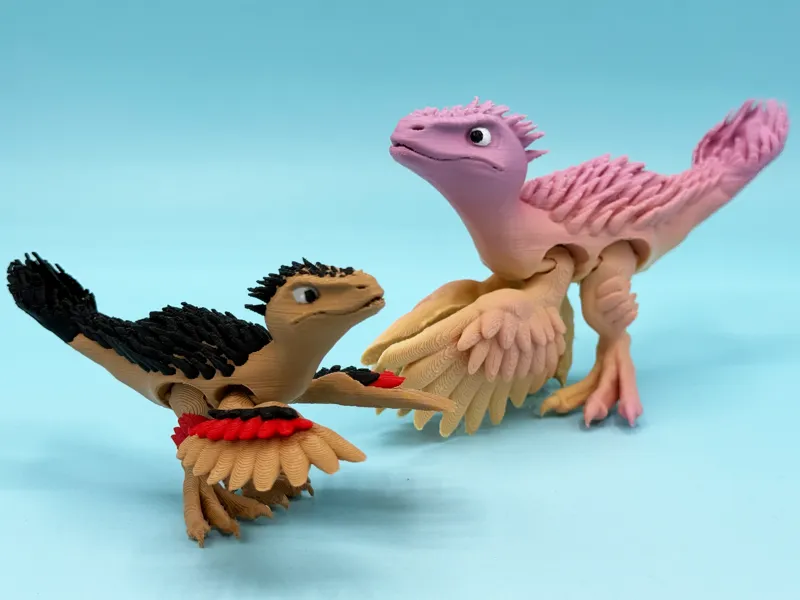 Articulated Sinosauropteryx dinosaur