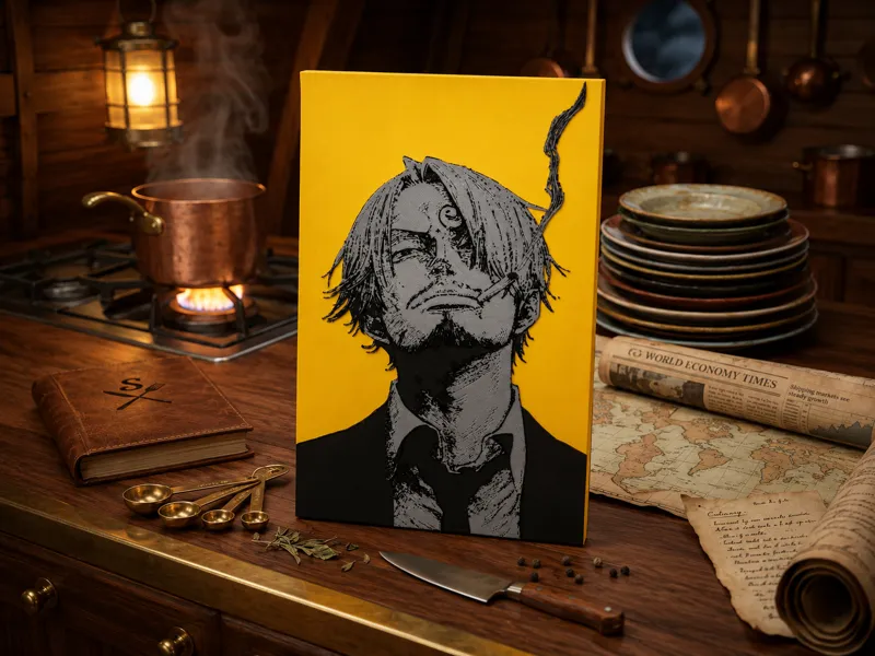 Sanji — One Piece "Black Leg" Portrait — HueForge