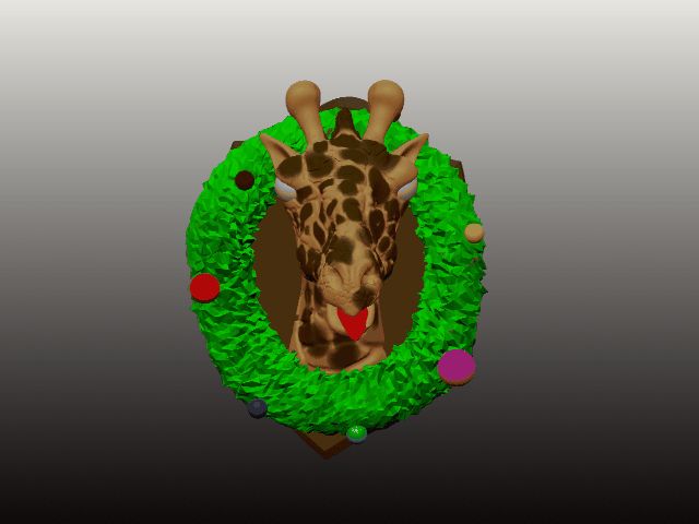 Giraffe Wreath