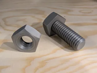 Five-Sided Bolt and Nut