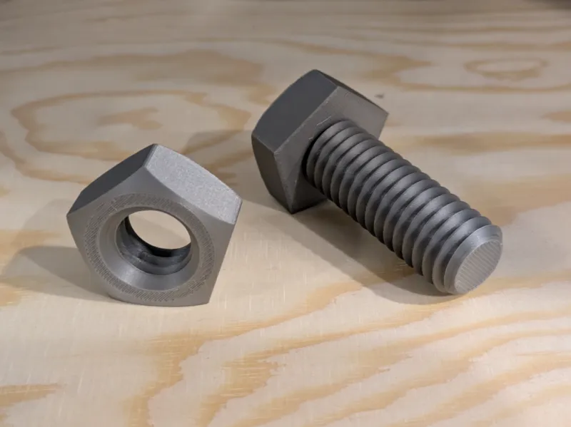 Five-Sided Bolt and Nut