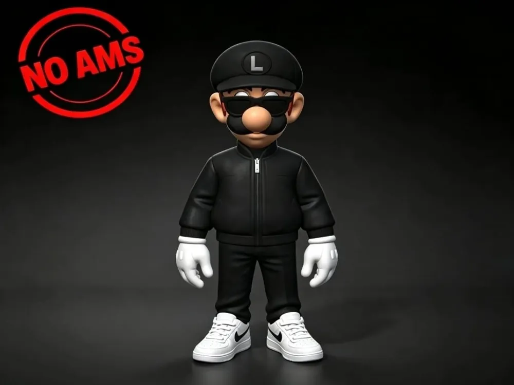 Accesorio para impresora 3D: LUIGI URBANO – STREET STYLE | NO AMS. Referencia del modelo original.