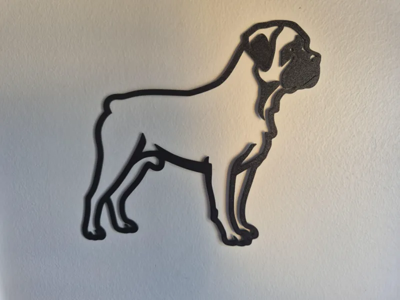 Rottweiler dog 2d art