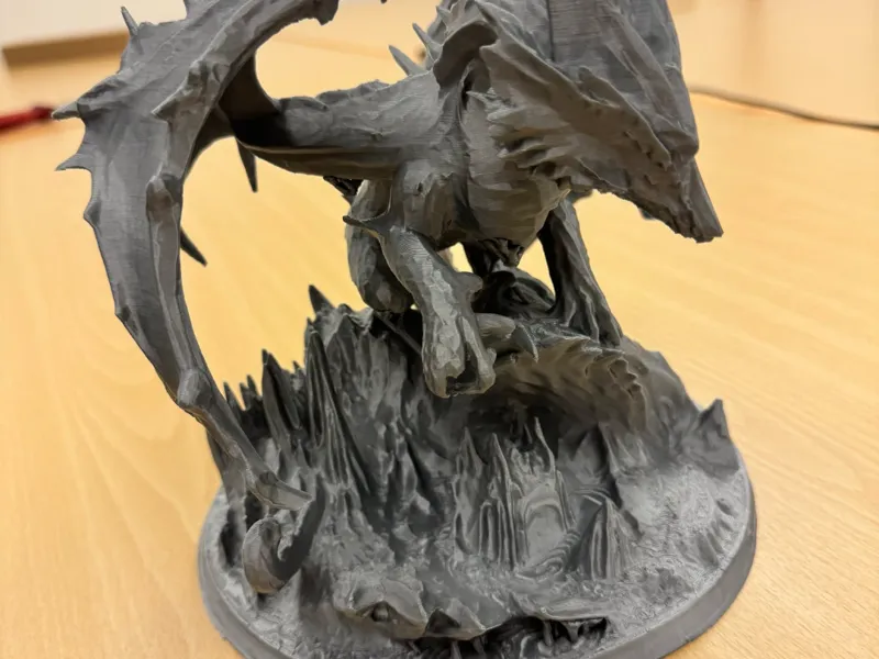 Magnificent dragon designed by blind person