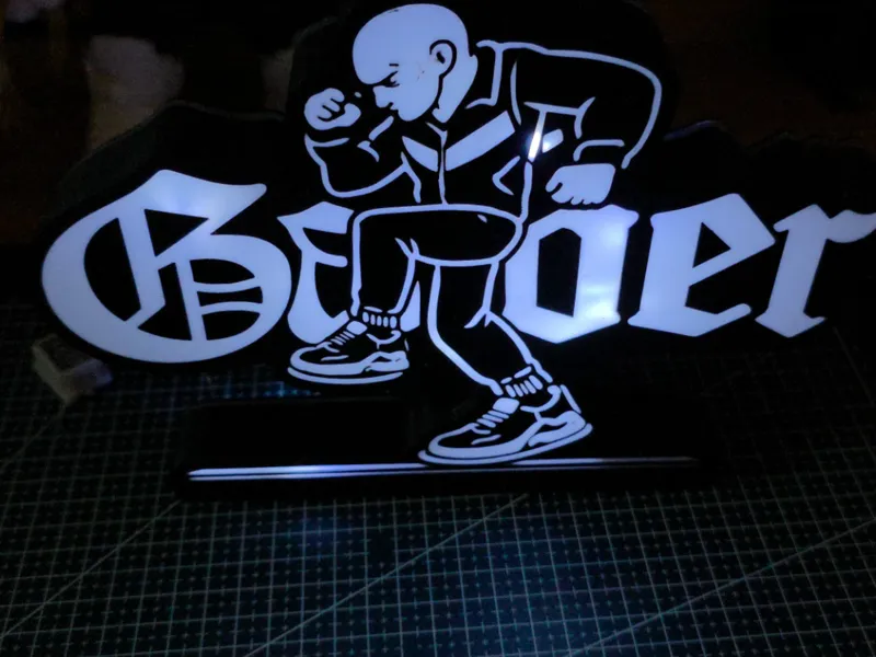 Gabber lichtbox