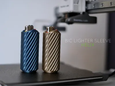 Bic Lighter Sleeve Helix 