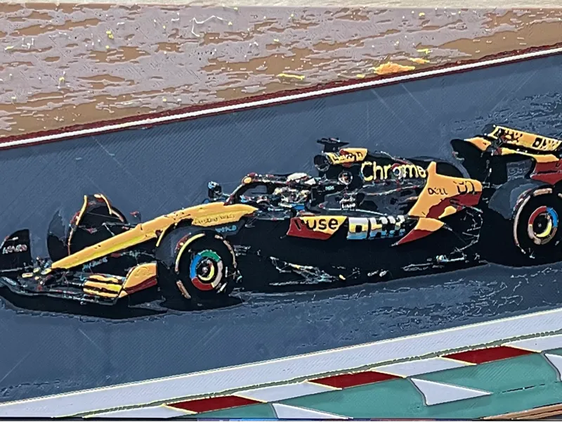 F1 2025 Japan GP McLaren/Piastri HueForge