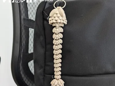 articulated dragon key chane