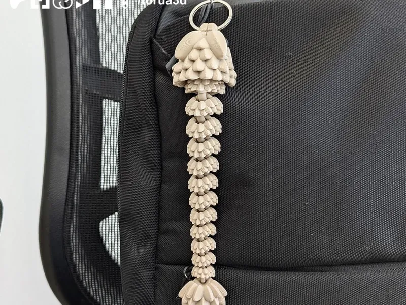 articulated dragon key chane