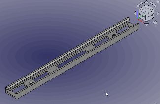 LED Schiene für 10mm Strips (Lang)