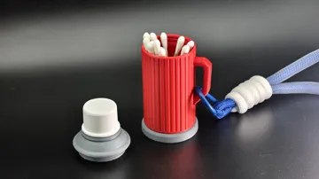 Modelo para impresión 3D: 保温壶储物罐挂件——妈妈再也不担心我不喝热水了 — vista de referencia 4