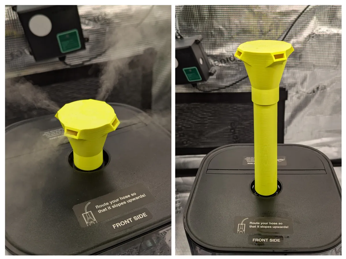 Riser Diffuser Diffuser and Riser for Cloudeforge T3 AC Infinity - Free 3D Print Model ...