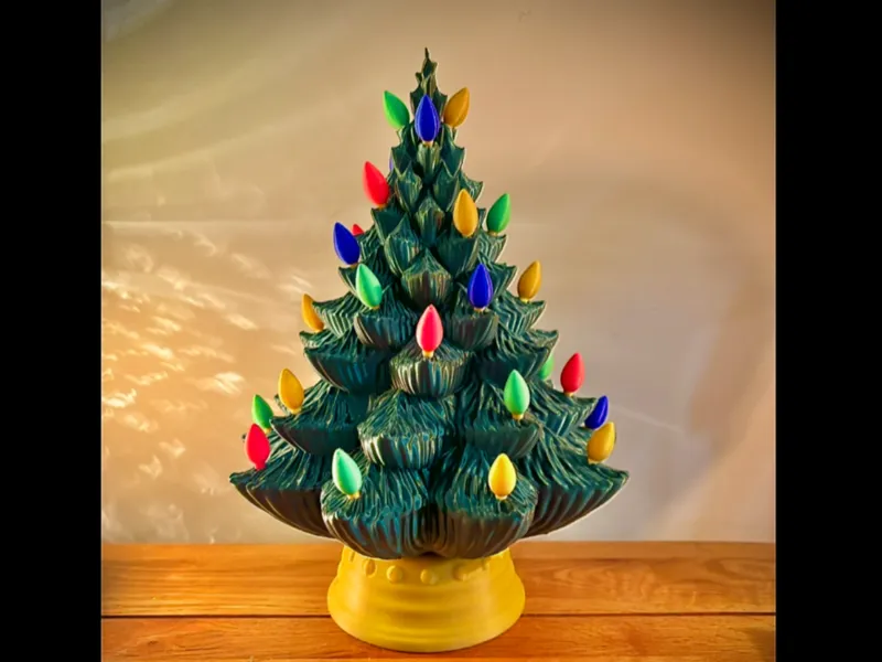 Retro Christmas tree