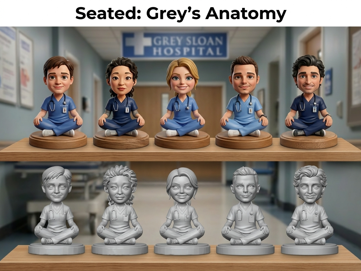 SENTADITOS ANATOMIA DE GREY