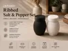 Japandi Ribbed Salt & Pepper Set