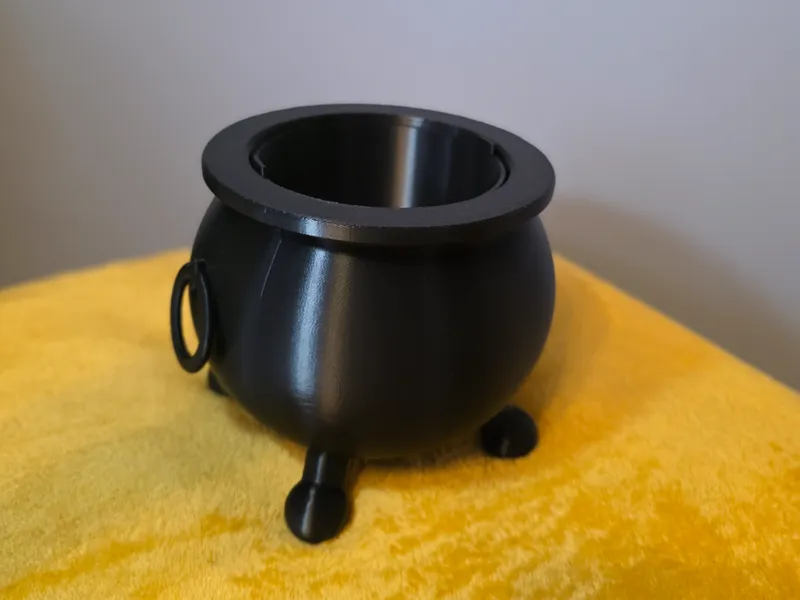 Halloween Cauldron Planter