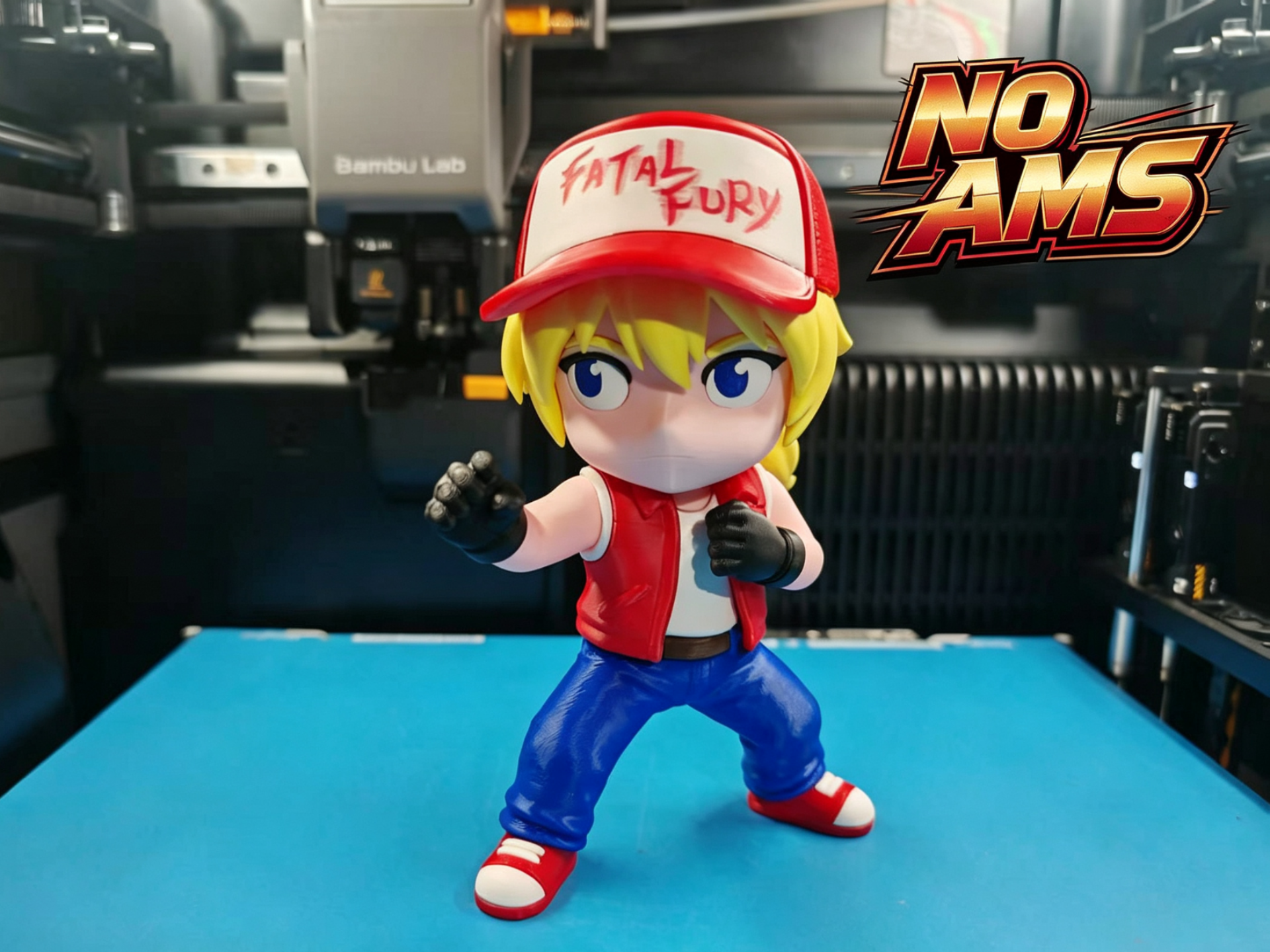 拳皇KOF/街霸 特瑞·博加德 Terry Bogard 分件打印 (无需AMS)请注意安装步骤 - 1