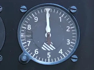 Altimeter for home simulator