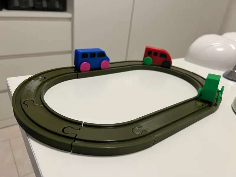 Pista modulare per veicoli