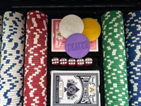 Jetons croupier, petite et grosse blind (poker) — photo 3