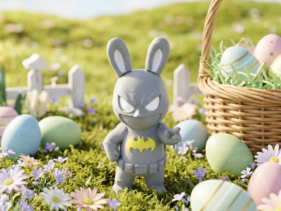 Batman Bunny — Easter Superhero Figurine