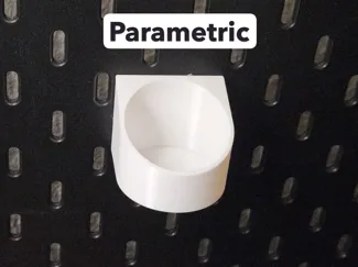 SKADIS Parametric round standing holder Ø15-90mm