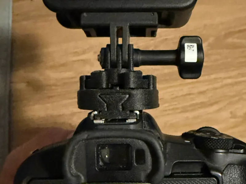 Canon Hot Shoe GoPro Clip Mount