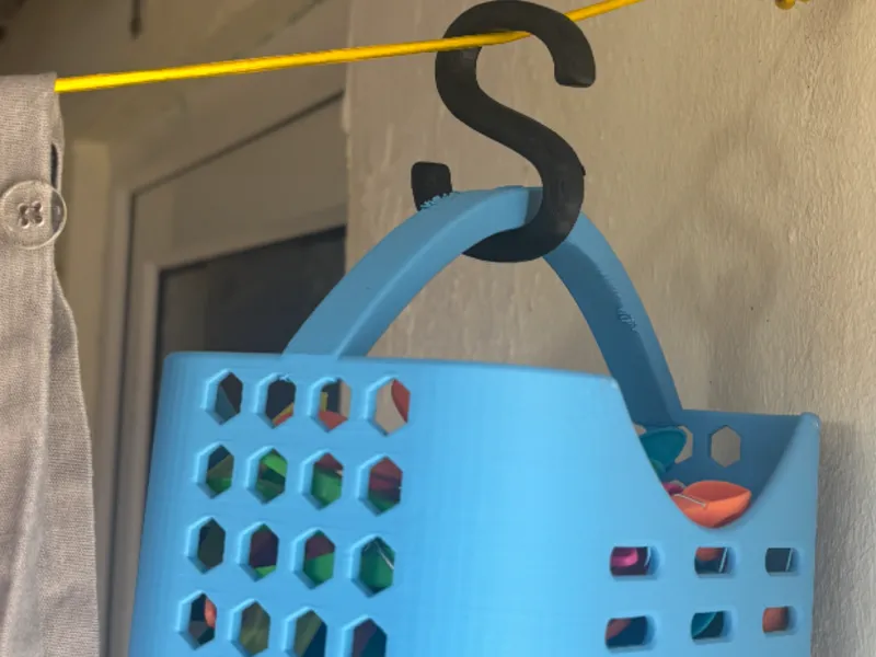 S-Haken für z.B Wäscheklammer-Box