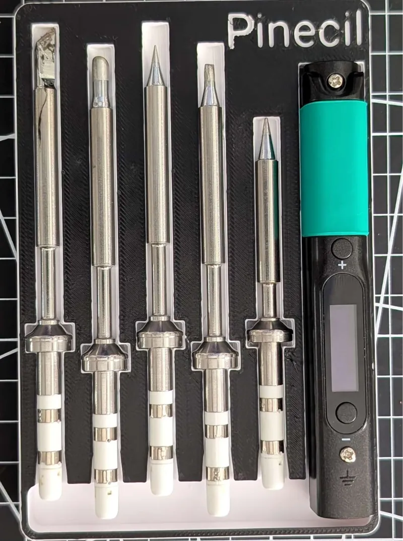 Gridfinity Pinecil & PINECIL Soldering Normal Tip