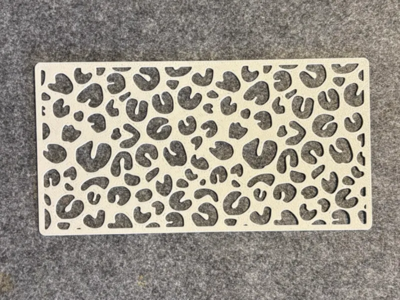 Schminkschablone Leoparden Muster