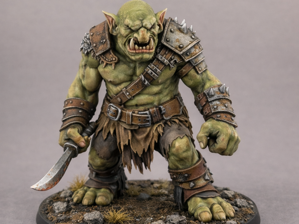 Brutal Giant Orc Raider