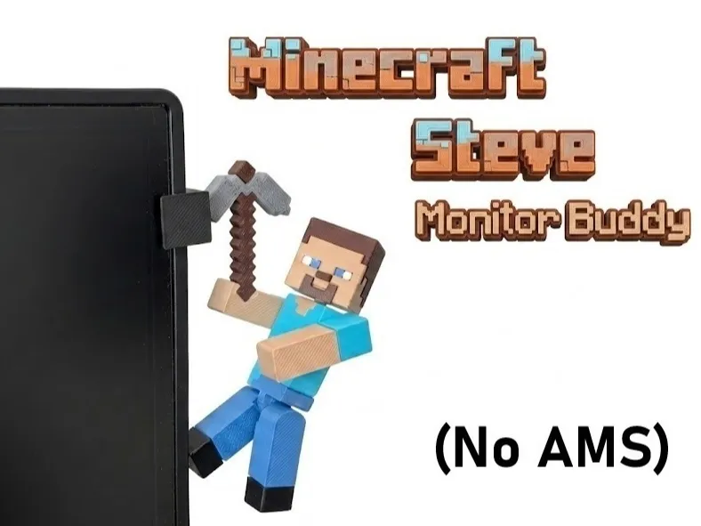 Minecraft Steve - Monitor Buddy