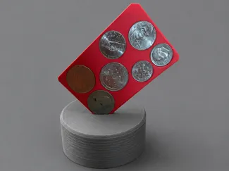Coin Card PLA