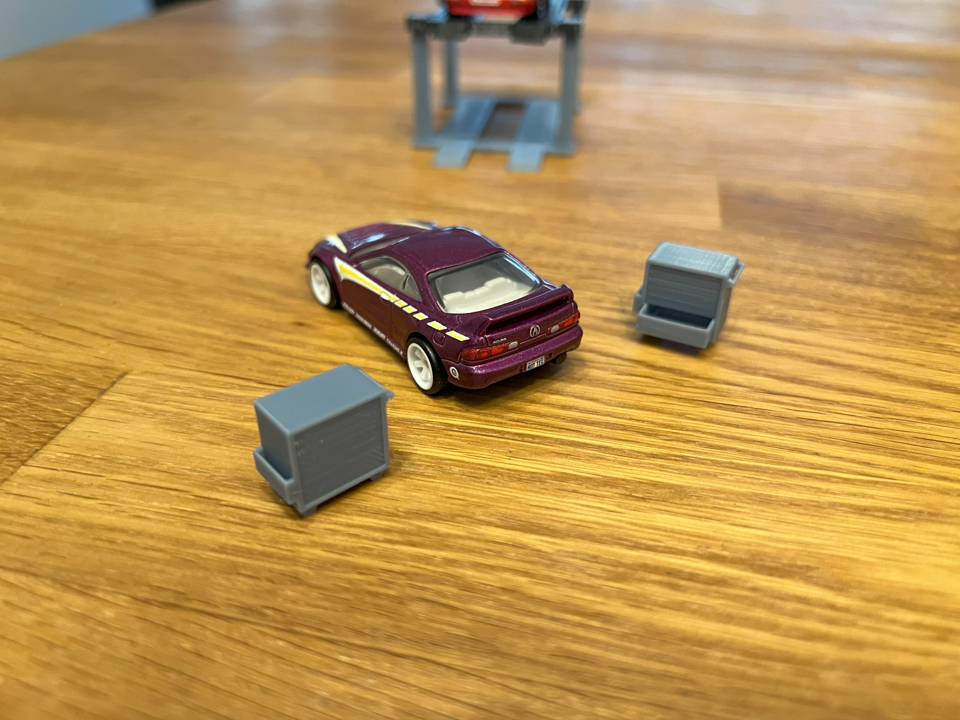 OPEN tool trolley 1/64 scale car diorama garage