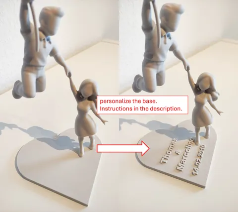 Floating Love Illusion – Valentine’s Day Sculpture view 3