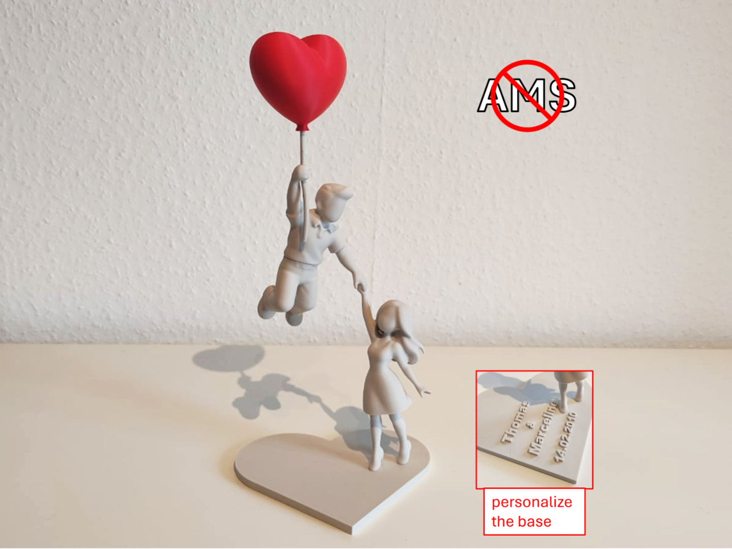 Floating Love Illusion – Valentine’s Day Sculpture