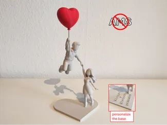 Floating Love Illusion – Valentine’s Day Sculpture