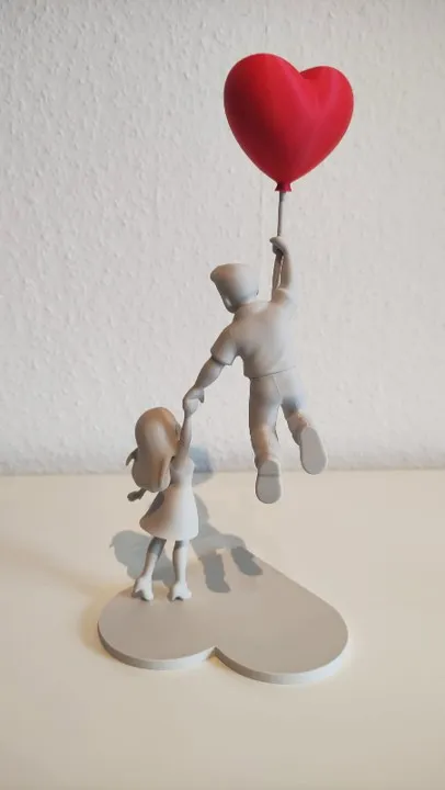 Floating Love Illusion – Valentine’s Day Sculpture view 4
