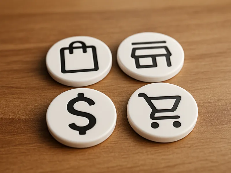 Trolley Coin Set - 4 Symbol Tokens (1€ Compatible)